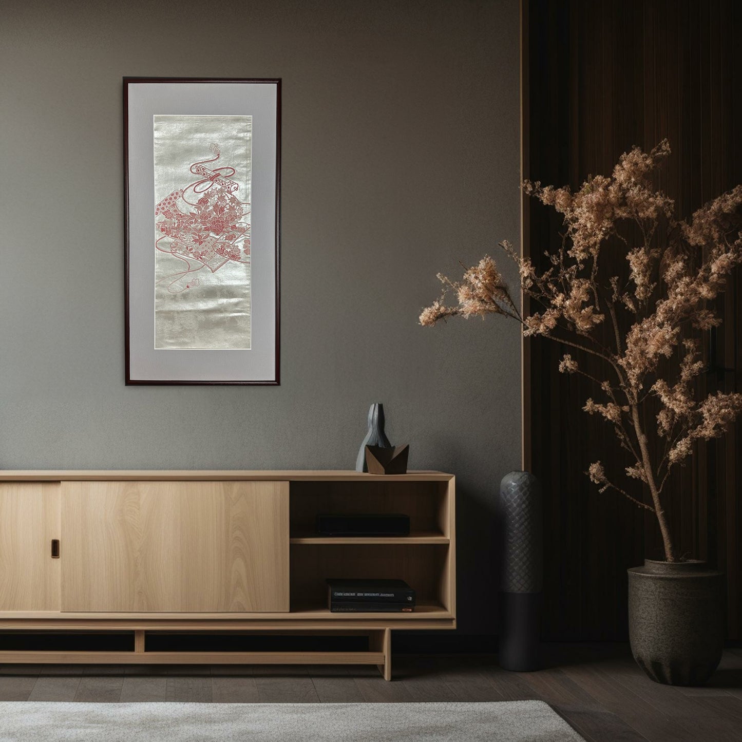 Peony Scroll